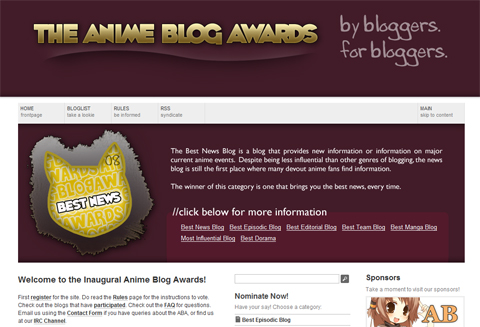 Anime Blog Awards
