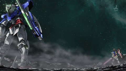 Exia vs 0 Gundam